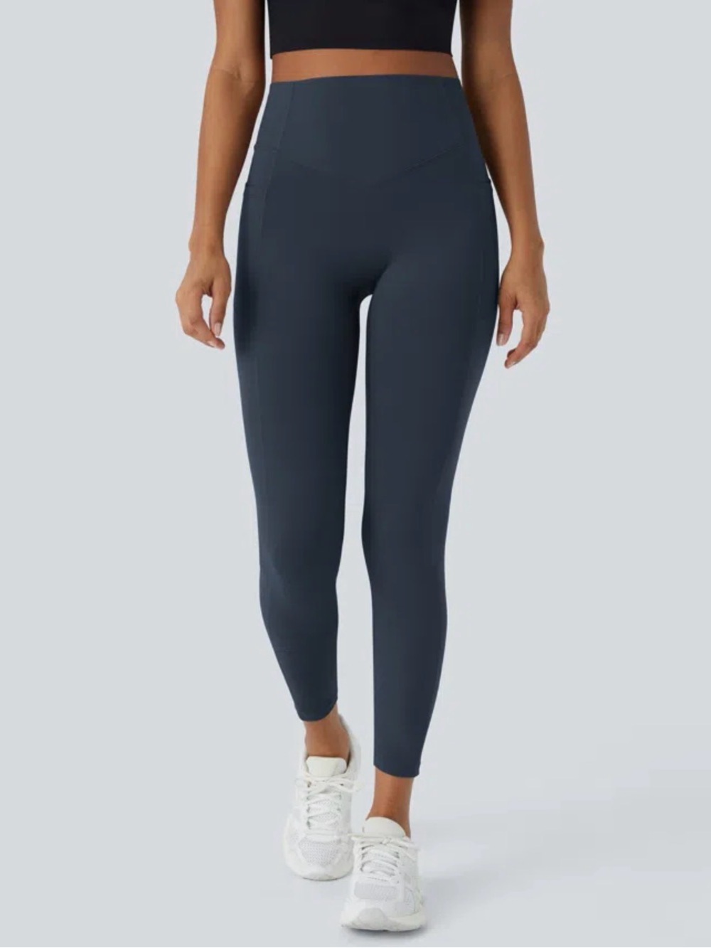 Halara UltraSculpt High Waisted Scrunch Leggings in Carbon